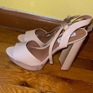 Steve Madden patent leather platform heels